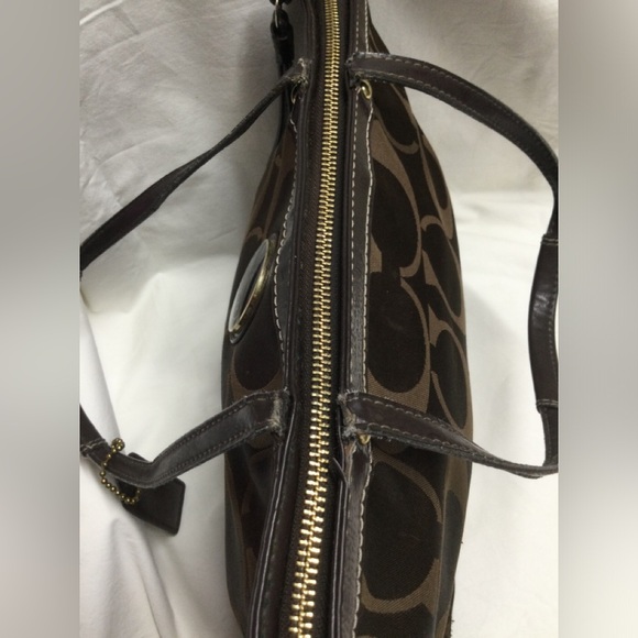 Coach Purse. Canvas - Picture 3 of 16